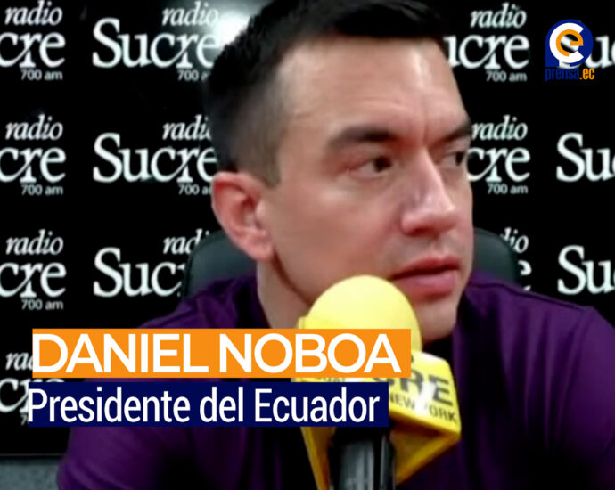 Noboa detalla reformas en salud y seguridad antes de consulta popular