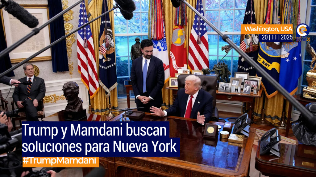 Trump y Mamdani acuerdan cooperación para Nueva York