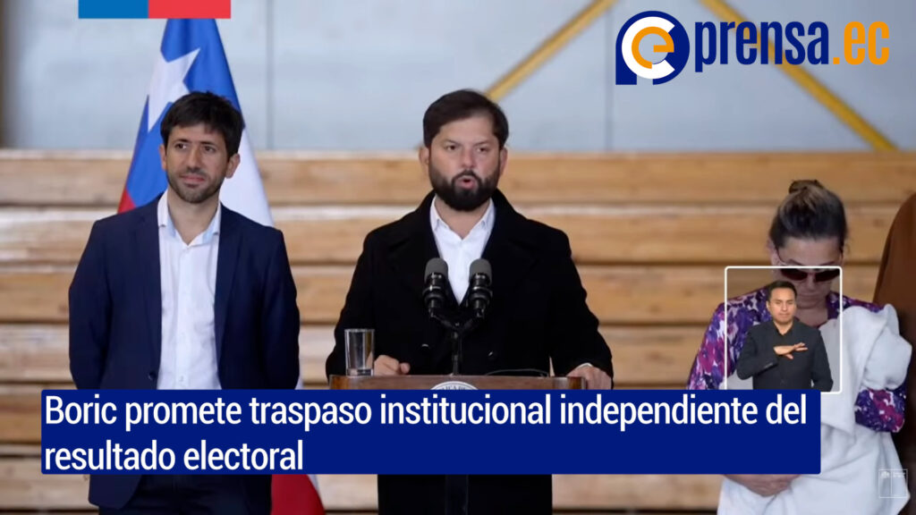 Boric destaca unidad nacional tras sufragar en segunda vuelta presidencial