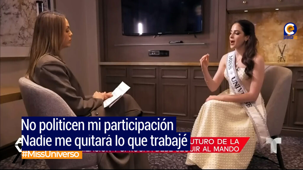Fátima Bosch defiende su corona de Miss Universo ante acusaciones