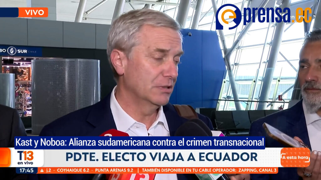 Kast viaja a Ecuador para abordar temas de seguridad regional con Noboa