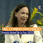 María Corina Machado: "La democracia es la única vía para la paz"