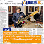 Milei: "Estoy convencido de que mi gobierno es el mejor de la historia"