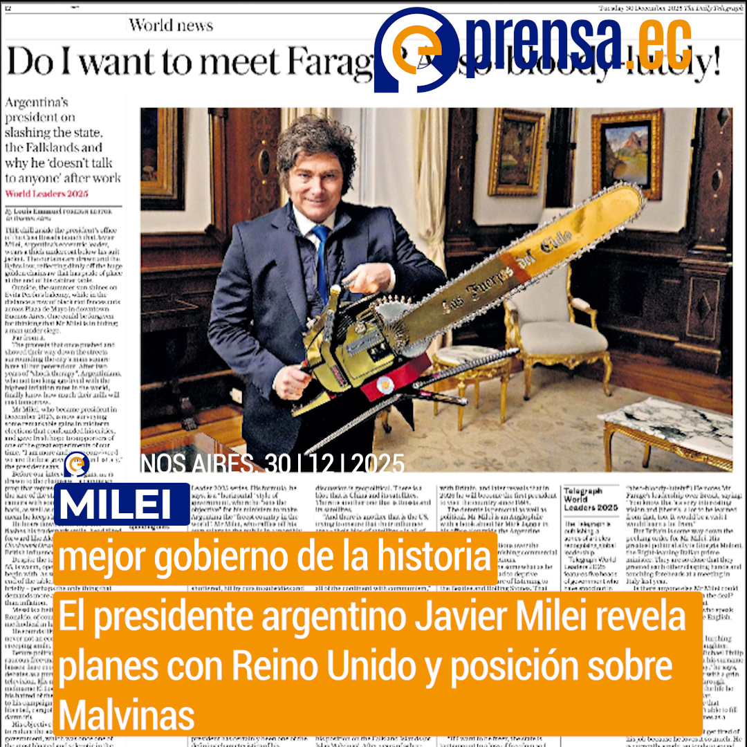 Milei: "Estoy convencido de que mi gobierno es el mejor de la historia"