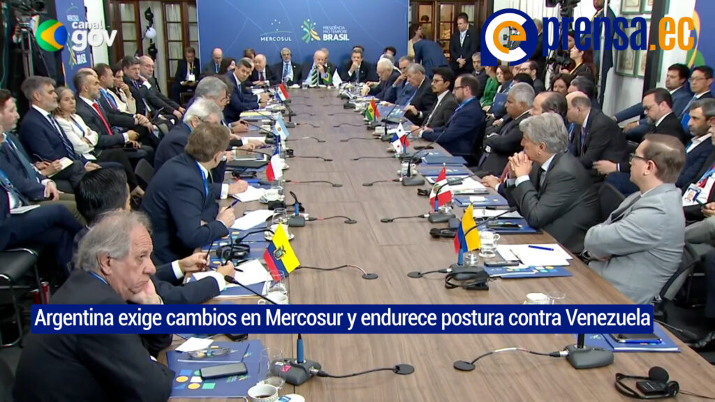 Milei exige reforma del Mercosur: “Debemos dejar atrás el proteccionismo”
