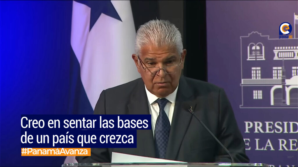 Mulino anuncia obras estratégicas y defiende orden para el desarrollo de Panamá
