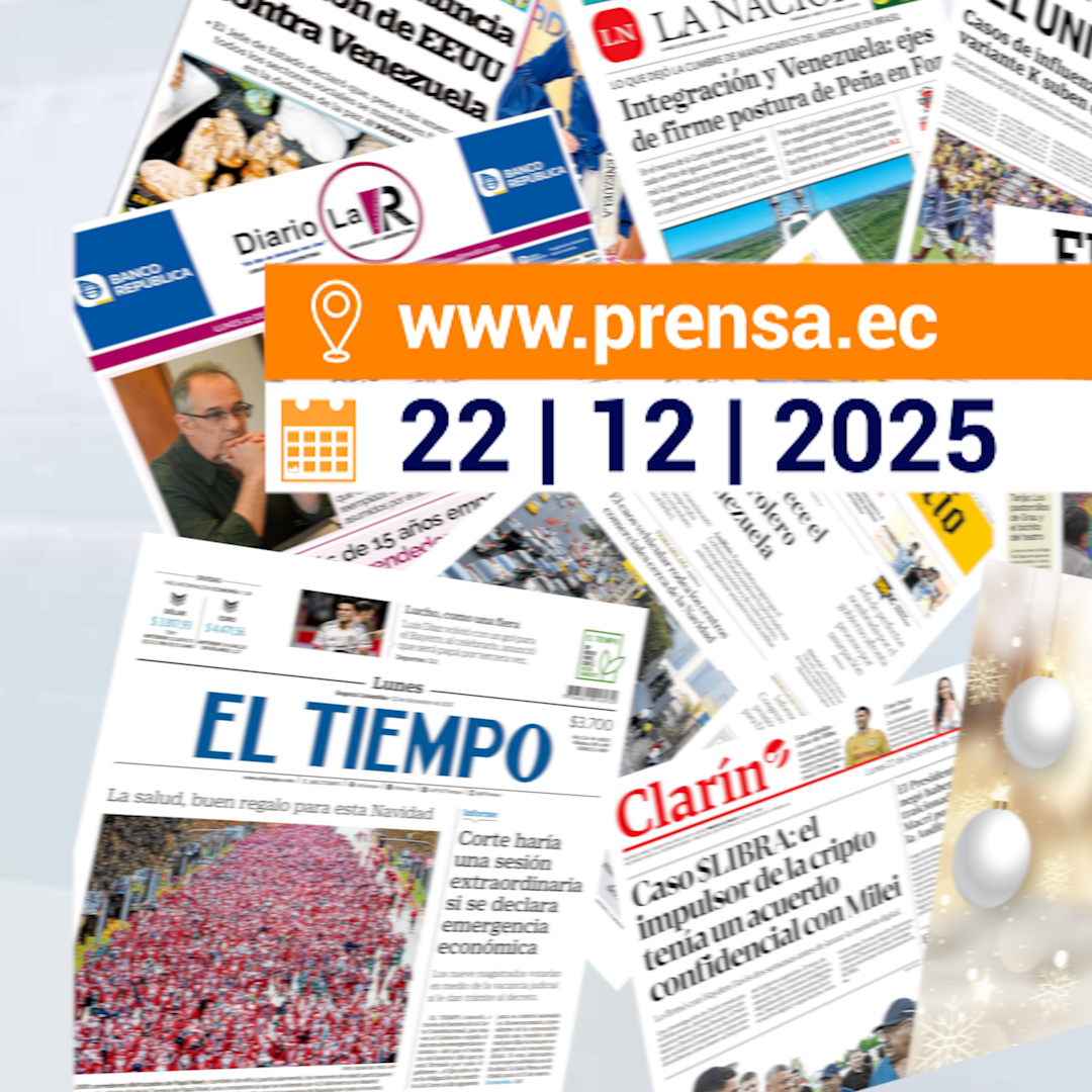 Ecuador, Venezuela y Paraguay marcan la agenda regional este 22 de diciembre