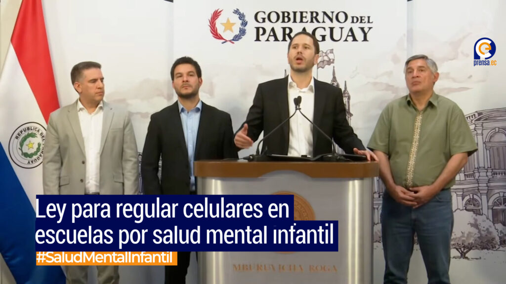 Paraguay impulsa ley para regular uso de celulares en escuelas