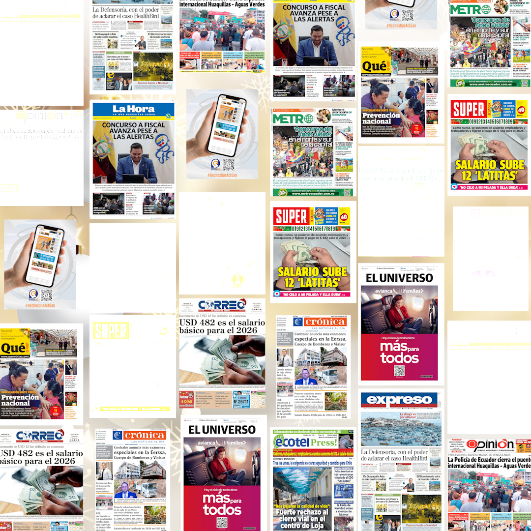 Ecuador en titulares: salario, migración y cultura en diciembre