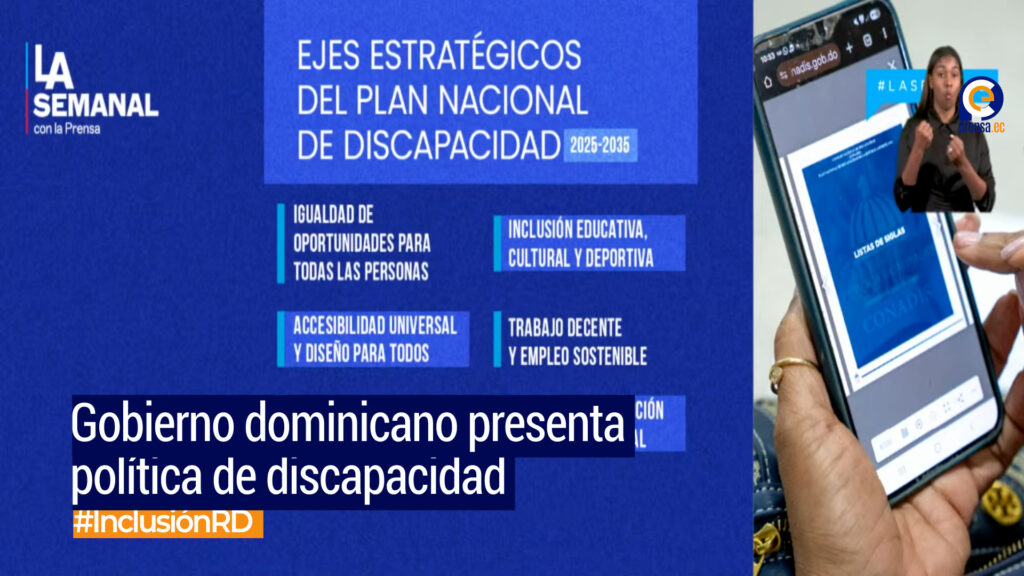 República Dominicana lanza plan nacional de discapacidad 2025-2035