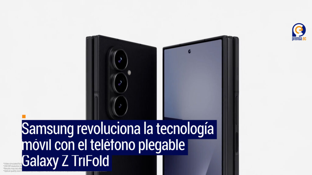 Samsung presenta Galaxy Z TriFold: el teléfono plegable que se despliega dos veces