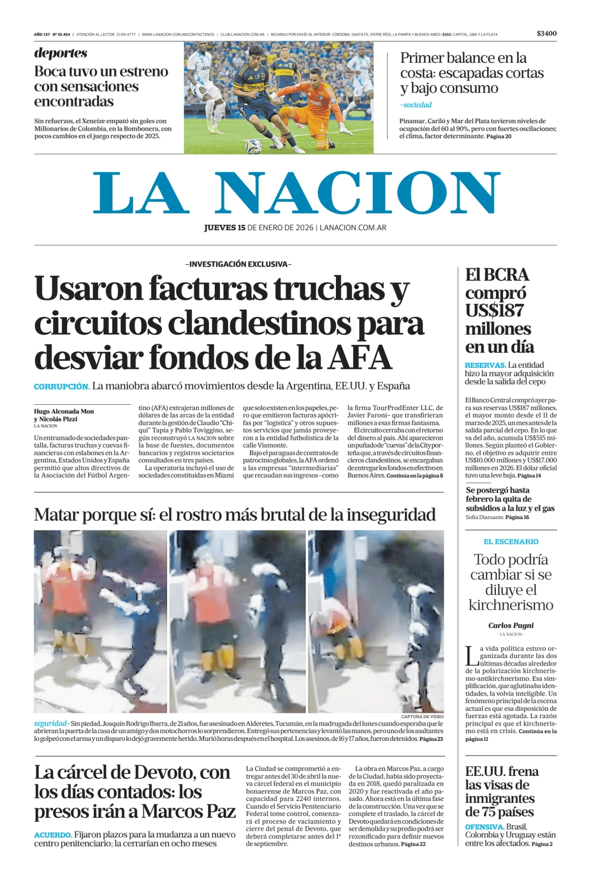 Argentina ante el ultimátum de Trump y la fiscalización del fútbol