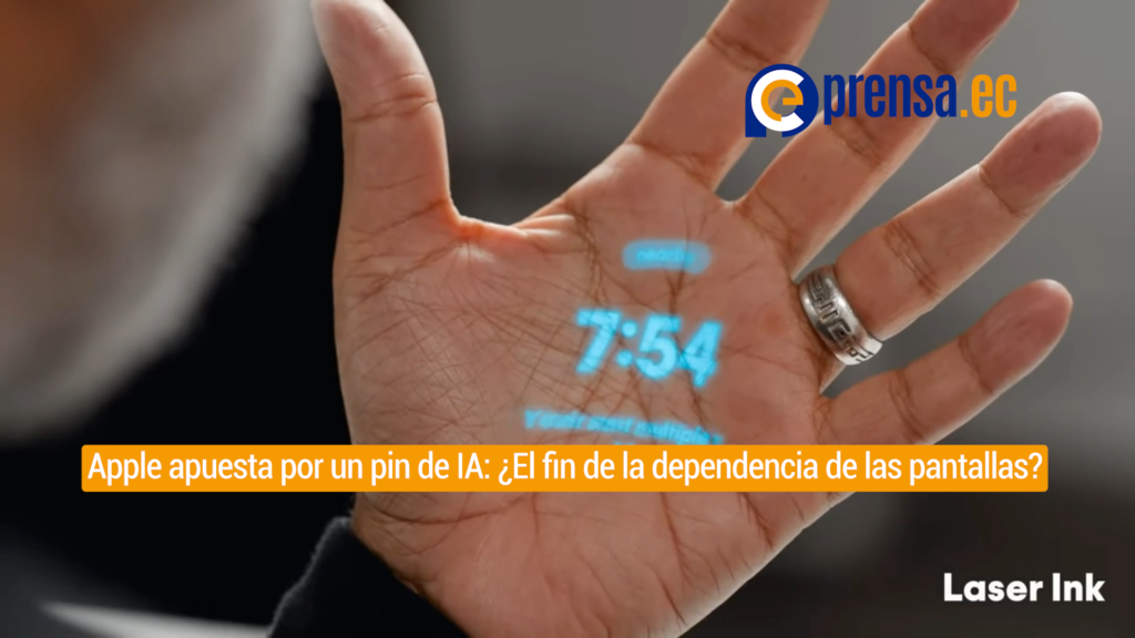 Apple desarrolla un pin con inteligencia artificial para competir en el mercado de dispositivos "vestibles"