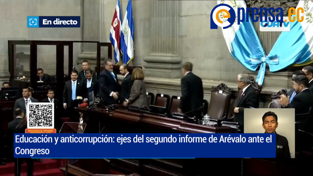 Arévalo presenta segundo informe presidencial con avances en educación y economía