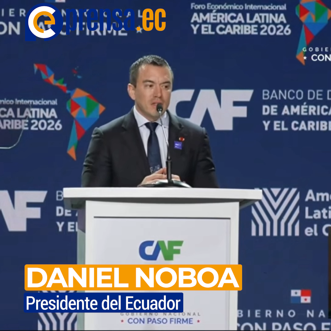 Daniel Noboa destaca reducción histórica de la pobreza en Foro Económico regional