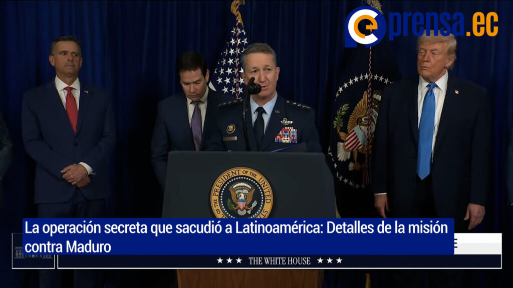 EE.UU. ejecuta operación militar en Venezuela para capturar a Nicolás Maduro