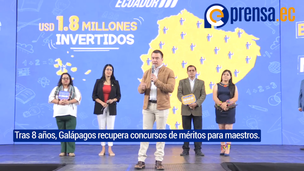 El Gobierno incorpora a 1.944 nuevos docentes con nombramientos definitivos en Ecuador
