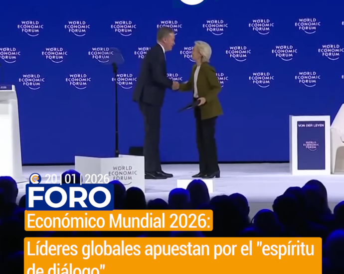 Foro Económico Mundial 2026: Líderes globales apuestan por el "espíritu de diálogo"