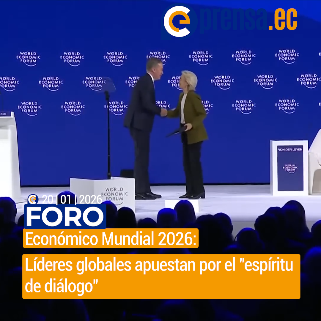 Foro Económico Mundial 2026: Líderes globales apuestan por el "espíritu de diálogo"