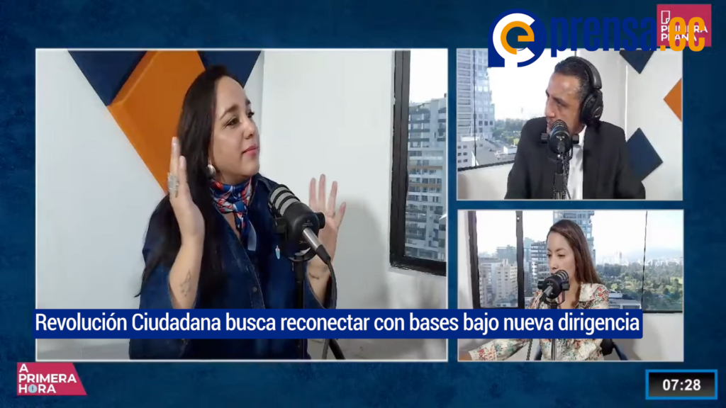 Gabriela Rivadeneira regresa a Ecuador para presidir la Revolución Ciudadana
