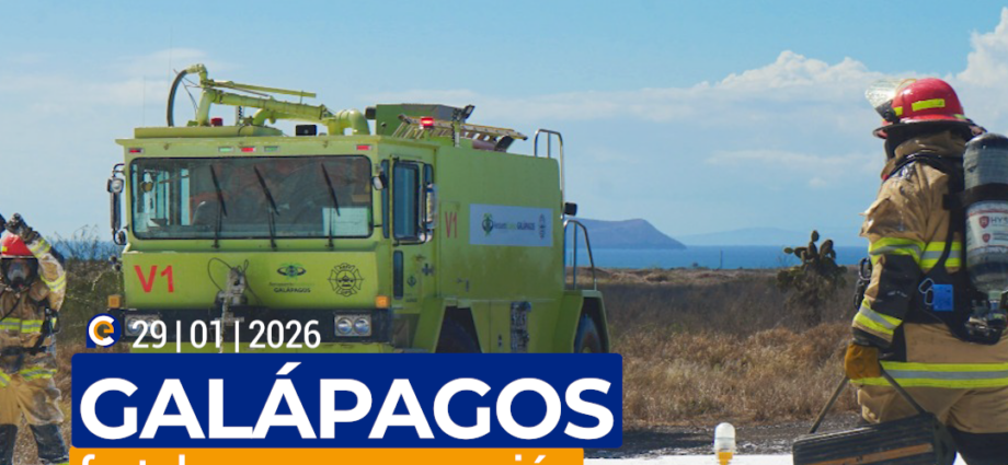 Galápagos fortalece su preparación ante emergencias aéreas