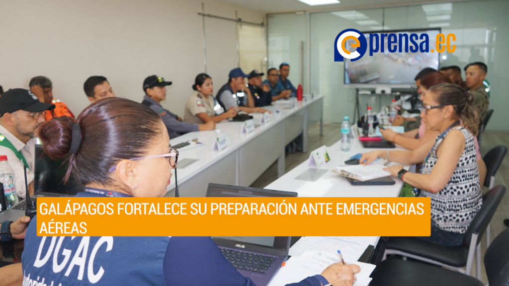 Galápagos fortalece su preparación ante emergencias aéreas