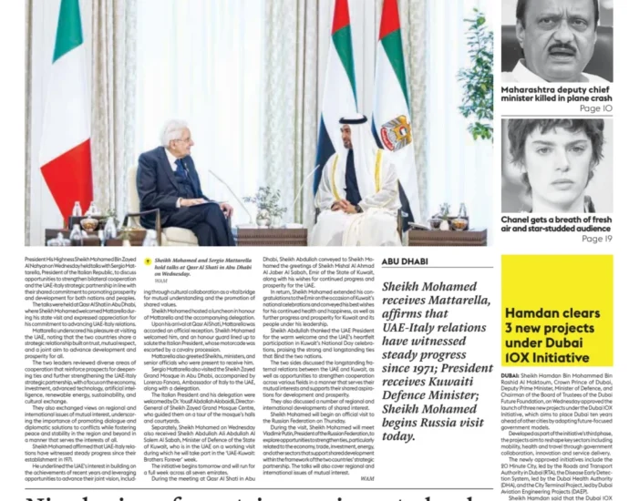 Tensión nuclear y diplomacia marcan la agenda internacional en Emiratos Árabes