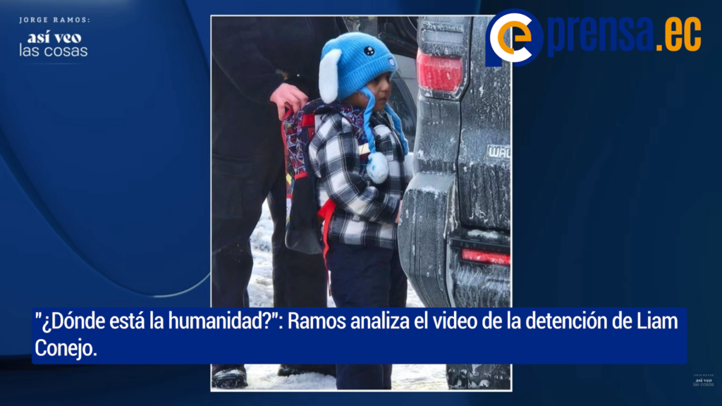 Jorge Ramos cuestiona detención de niño ecuatoriano por agentes de ICE en Minnesota