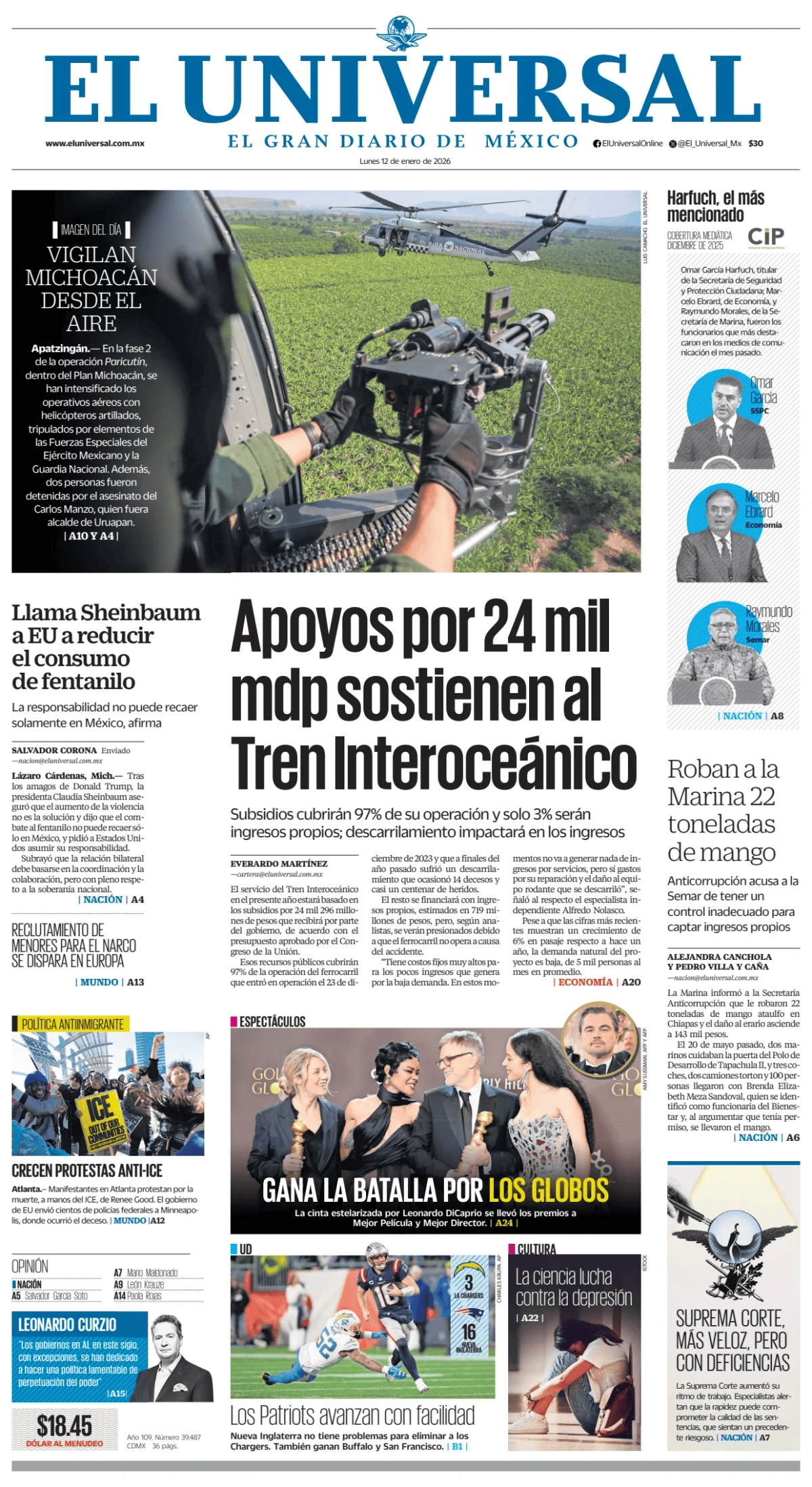 México enfrenta tensiones comerciales y retos de seguridad en 2026