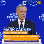 Mark Carney advierte en Davos que el orden mundial liderado por EE. UU. colapsó