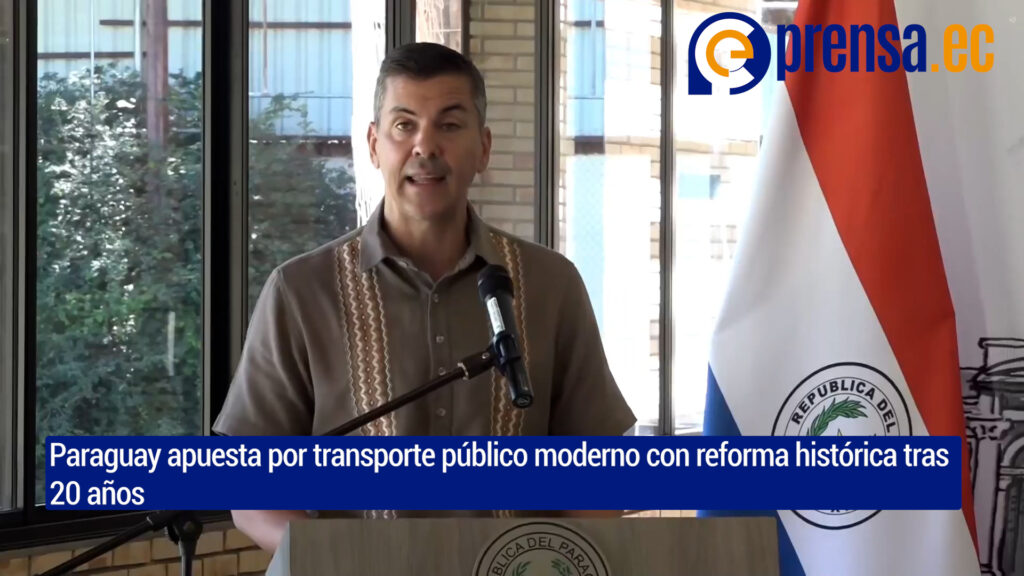 Paraguay promulga ley histórica para transformar el transporte público urbano