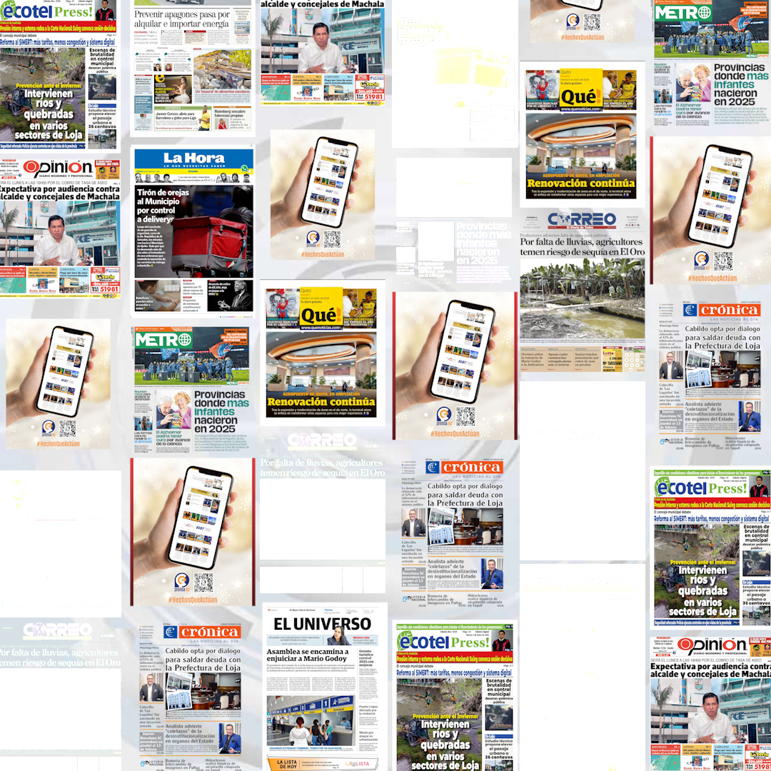 Crisis judicial y desafíos de infraestructura marcan la agenda en Ecuador