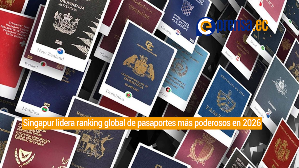 Singapur lidera ranking global de pasaportes más poderosos en 2026