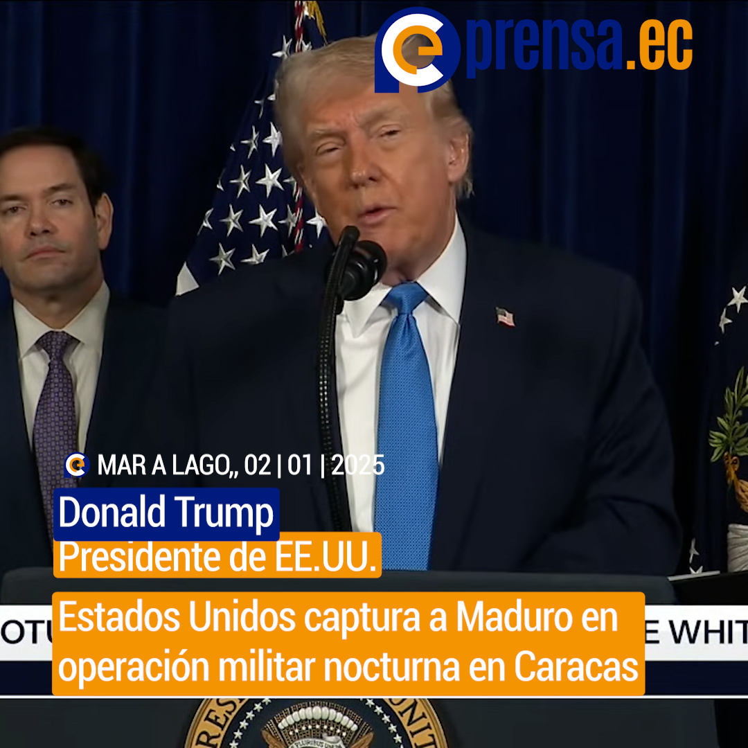 Trump ordena asalto en Venezuela y anuncia administración temporal del país