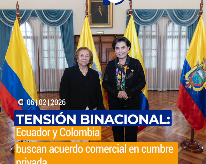Ecuador y Colombia acuerdan reforzar seguridad fronteriza tras reunión de alto nivel
