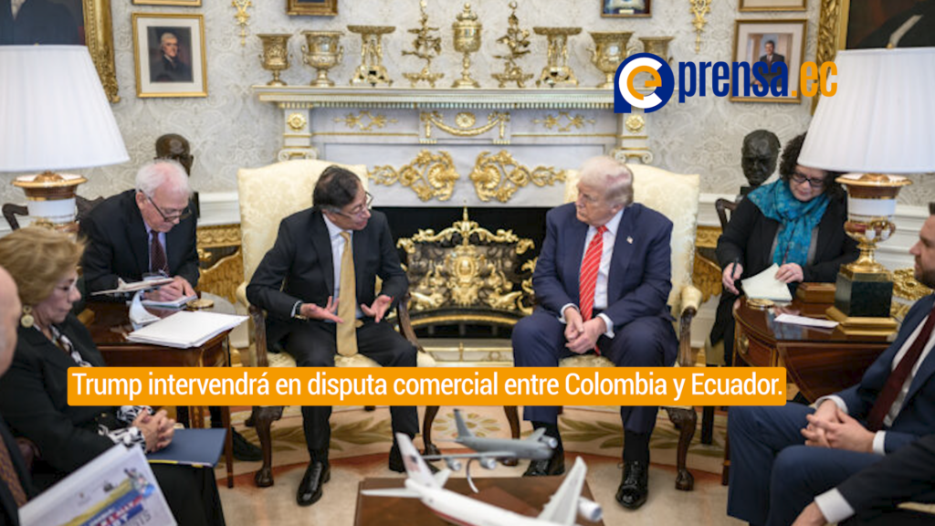 Donald Trump acepta mediar en el conflicto comercial entre Colombia y Ecuador