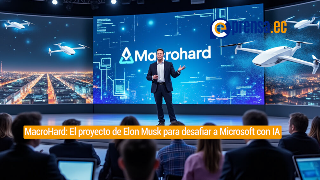 MacroHard: El proyecto de Elon Musk para desafiar a Microsoft con IA