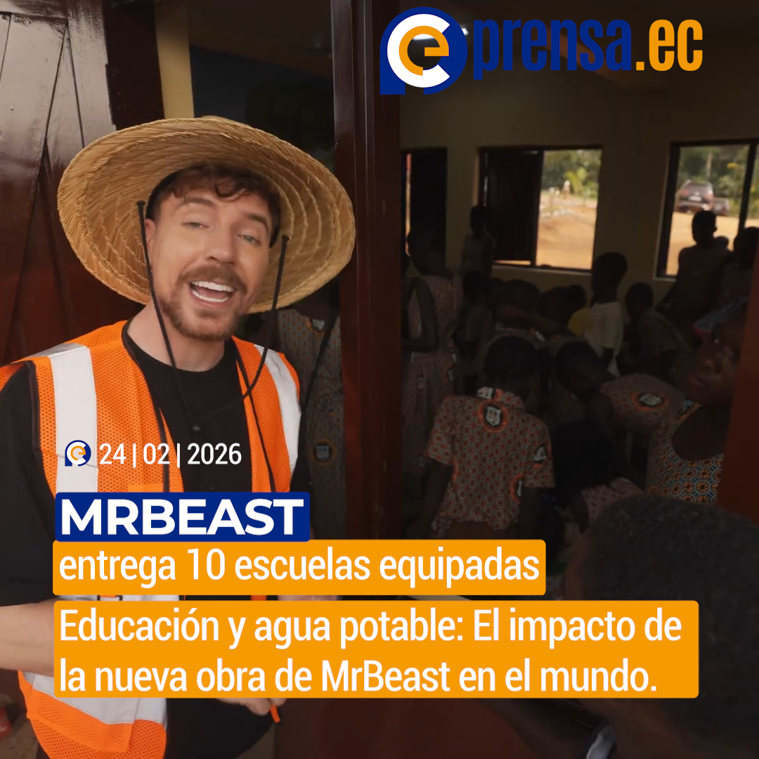 MrBeast inaugura 10 escuelas en el mundo para combatir la crisis educativa