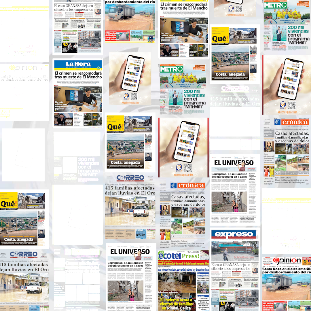 Inundaciones y crisis de infraestructura golpean con fuerza a varias provincias de Ecuador