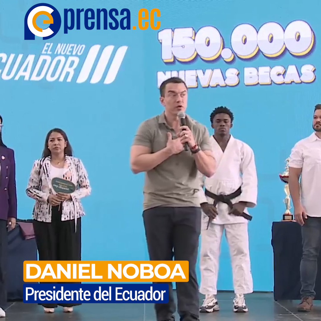 Noboa anuncia 150.000 becas de inglés para fortalecer la competitividad en Guayas