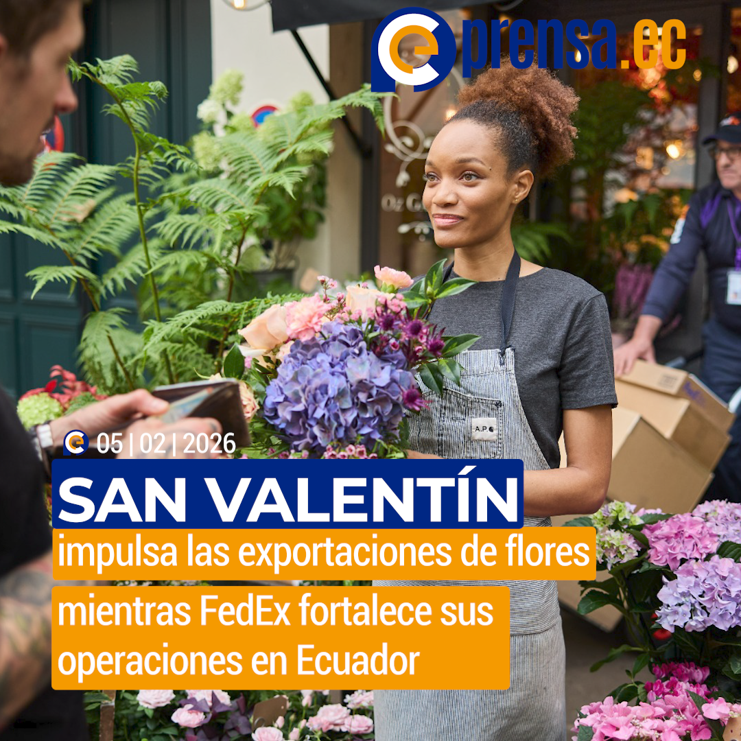 San Valentín impulsa las exportaciones de flores mientras FedEx fortalece sus operaciones en Ecuador