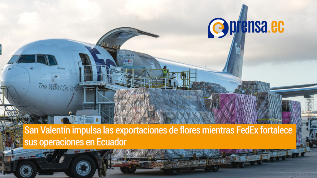 San Valentín impulsa las exportaciones de flores mientras FedEx fortalece sus operaciones en Ecuador