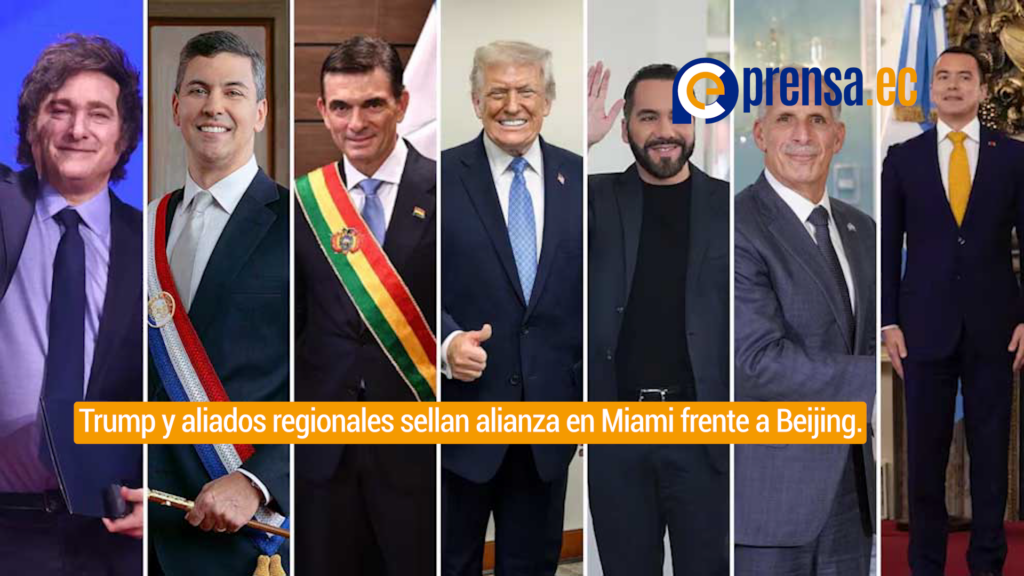 Trump convoca a cumbre en Miami para frenar influencia de China en la región