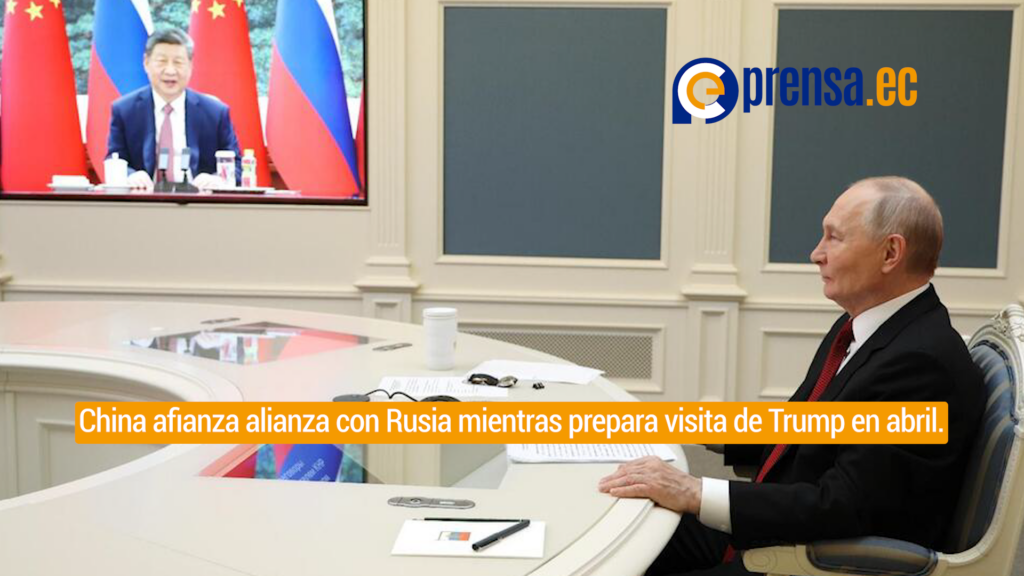 Xi Jinping dialoga con Trump tras cumbre estratégica con Vladimir Putin