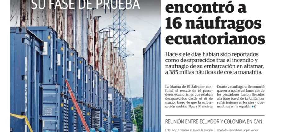 Crisis carcelaria, náufragos y dilema fiscal marcan la agenda en Ecuador