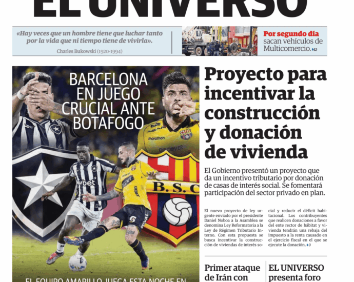 Crisis climática y reformas económicas marcan la agenda nacional en Ecuador