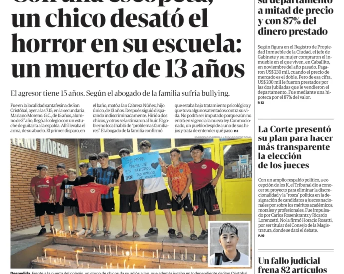 Crisis de seguridad escolar y tensión política marcan la agenda en Sudamérica