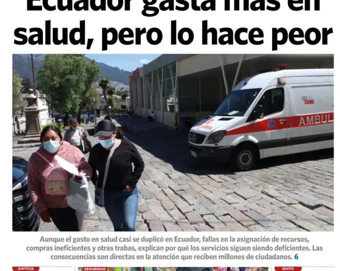 Crisis sanitaria y política sacuden la agenda nacional en Ecuador