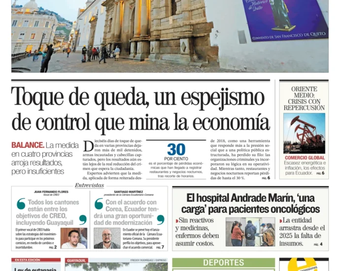 Ecuador entre la fe y la incertidumbre por seguridad y economía