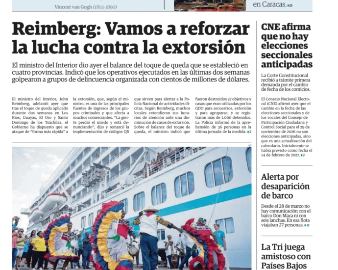 Ecuador refuerza seguridad y ajusta calendario electoral ante desafíos climáticos
